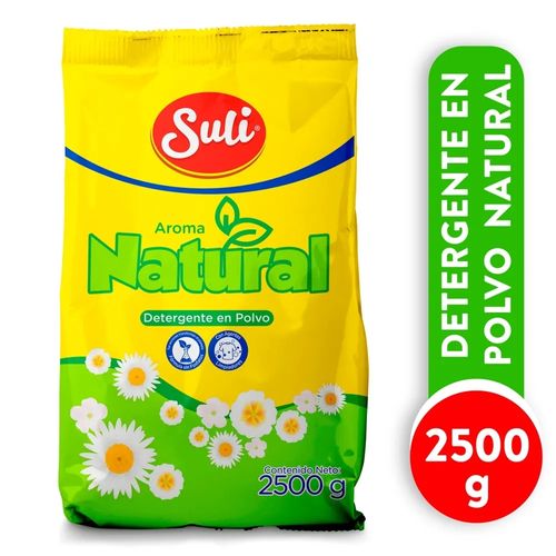 Detergente En Polvo Suli Aroma Natural - 2500 g