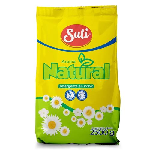 Detergente En Polvo Suli Aroma Natural - 2500 g
