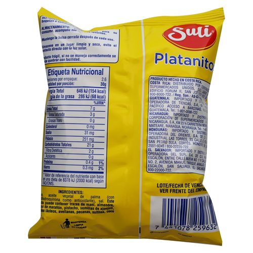Snack Suli platanitos salados - 80 g