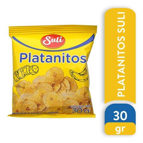 Snack Suli Platanitos Salados - 30 g