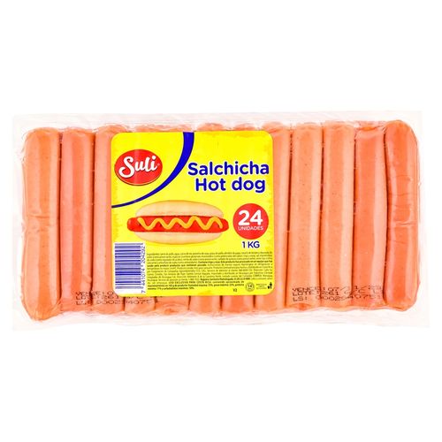 Salchicha Hot Dog Suli 24 Unidades