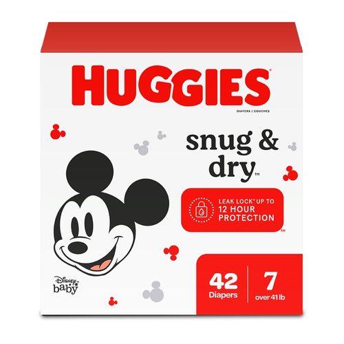 Pañales Huggies Snug & Dry Etapa 7/XXXXG - 42 Unidades