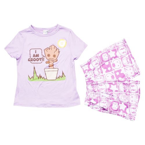 Set Pijama Short Mini Me Galaxias