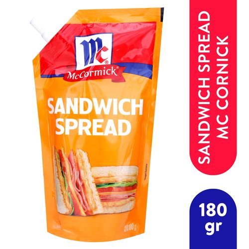Aderezo McCormick sandwich spread doypack - 180 g