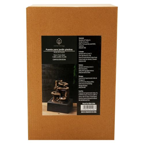 Ht Fuente Para Jardin Piedras 26Cm