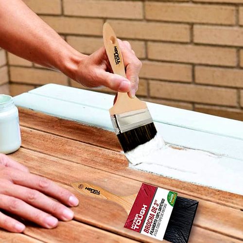Brocha Hyper Tough mango de madera 3 pulgadas - 1 Ud