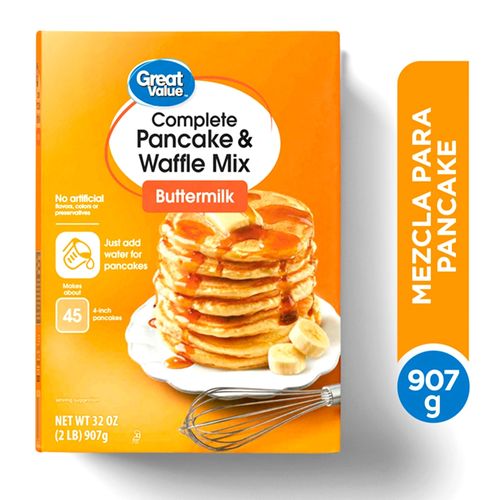 Mezcla Great Value Panq Butermilk 907 Gr