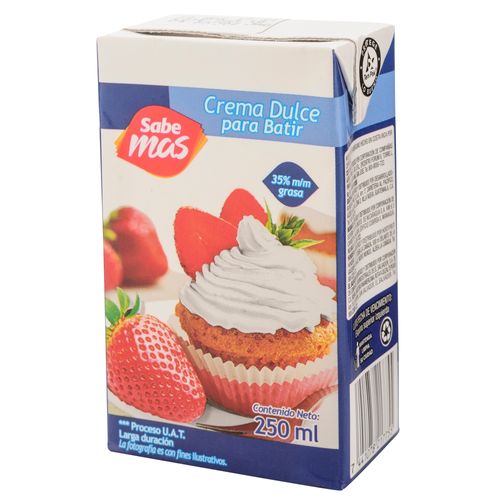 Crema Sabemas Dulce 250 Ml