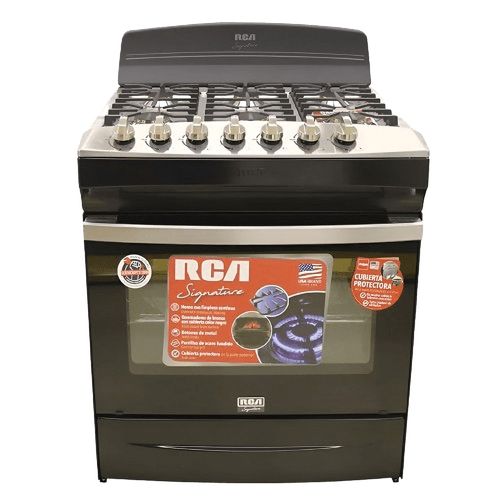 Estufa Rca Negra Gas Mod Rccr3002