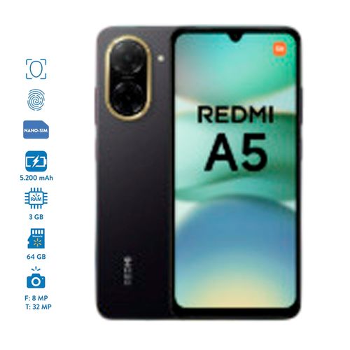 Celular Xiaomi Redmi A5 64Gb de almacenamiento