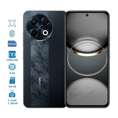 Celular Tecno Spark 30P 8Gb de ram y 256Gb de almacenamiento