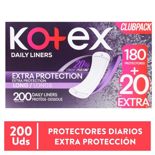 Protector Kotex Largo 200 Ea