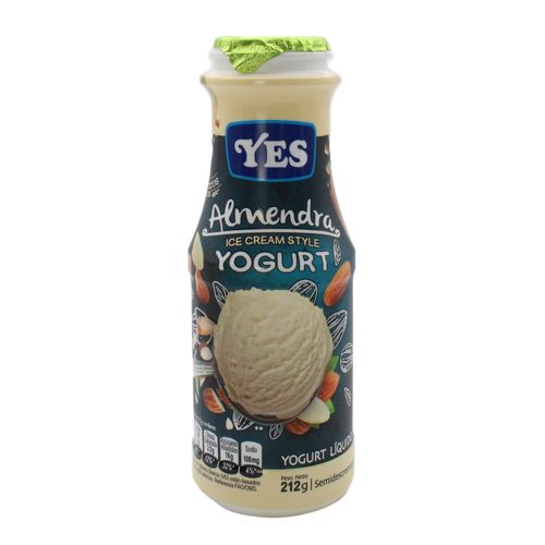 Yogurt Liquido Yes Almendras - 212 g