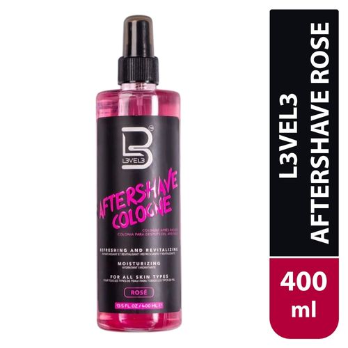 Aftershave L3VEL3 Rose -400 ml