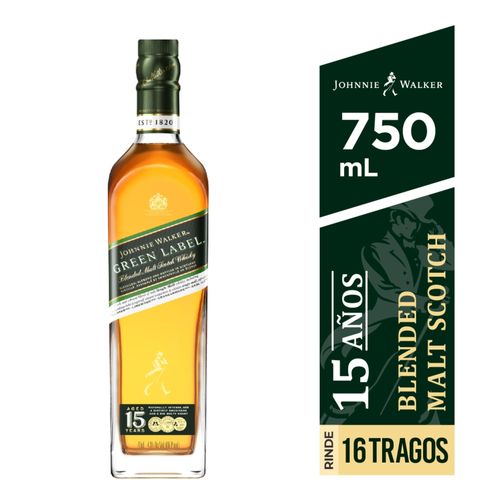 Whisky Johnnie Walker Green 750ml