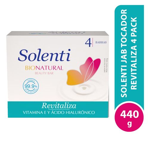 Jabón Solenti Bionatural revitaliza -4 barras
