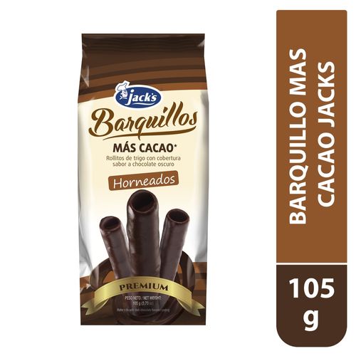 Barquillo Jacks más cacao -105 g