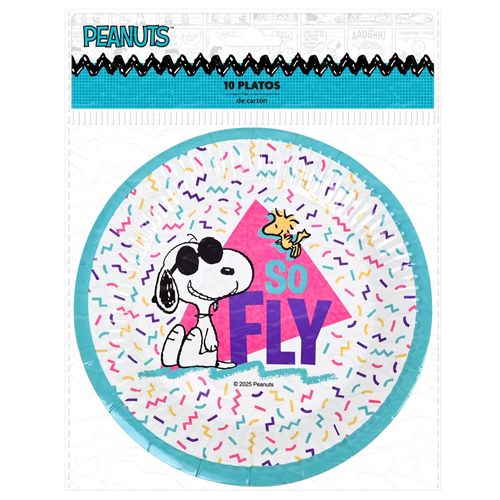 Juego Platos Carton Snoopy