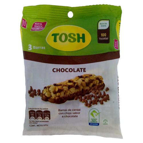 Barra Tosh Chocolate 69 Gr
