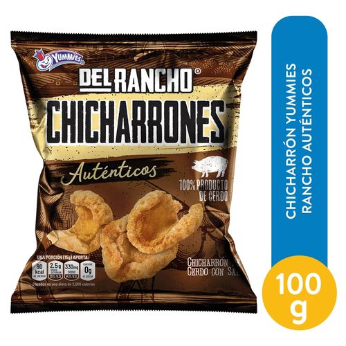 Chicharrones Yumies del rancho auténtico - 100 g