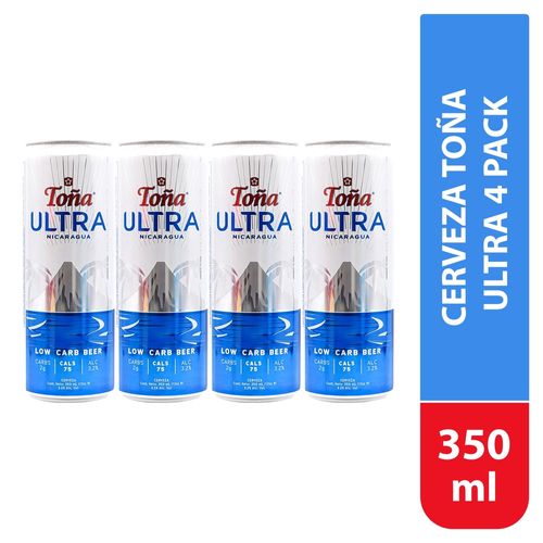 Cerveza Tona Ultra 4pk 350ml