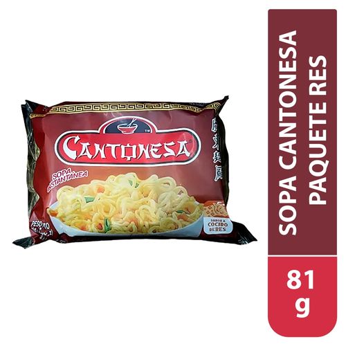 Sopa Cantonesa Paq Res 81gr