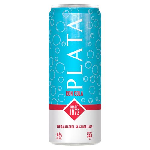 Rtd Ron Cola Plata 340 Ml