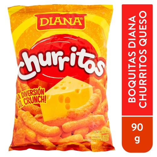 Snack Diana churritos sabor queso diversión crunch  - 97 g