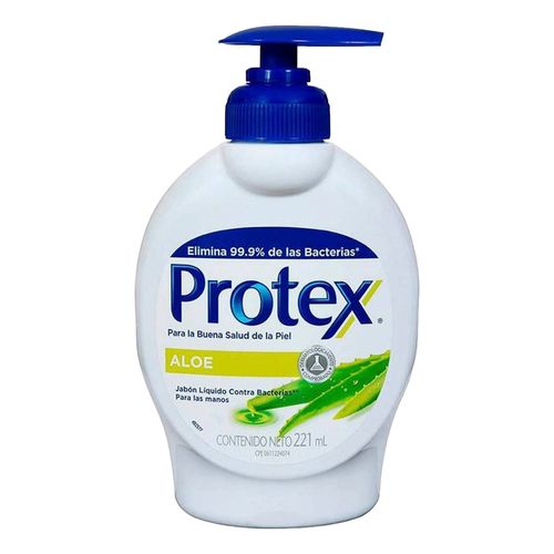 Jabon Liquido Antibacterial Protex Aloe 221 ml