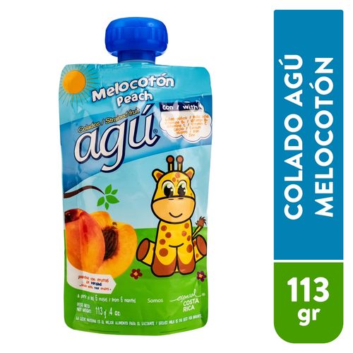 Colado Para Bebé Agu Sabor A Melón Doypack - 113 g