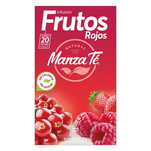 Infusión Manza Té frutos rojos 20 Uds - 26 g