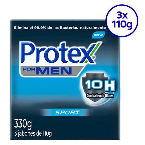 Jabón Corporal Protex Men Sport 3 Pack - 110g