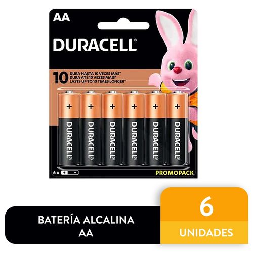 Baterías Duracell Aa 6ea