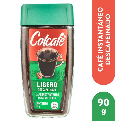 Café instantáneo Colcafé ligero descafeinado - 90 g