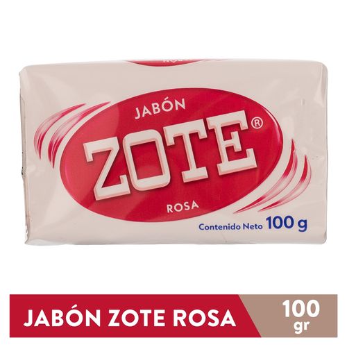 Zote Jabon Barra Rosado 100g
