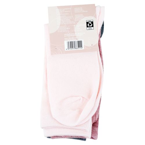 Calcetas 3Pk Damas Blvd