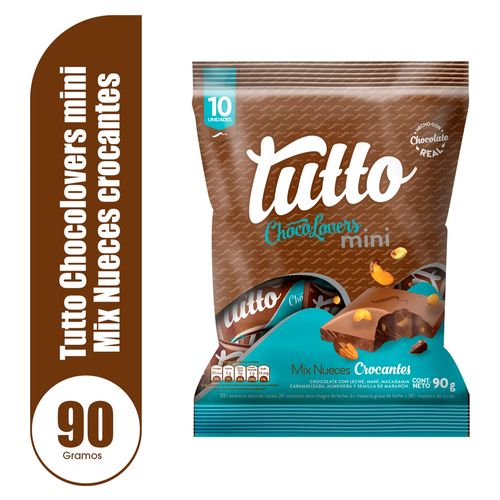 Chocolate Tutto Mini Lovers 90gr