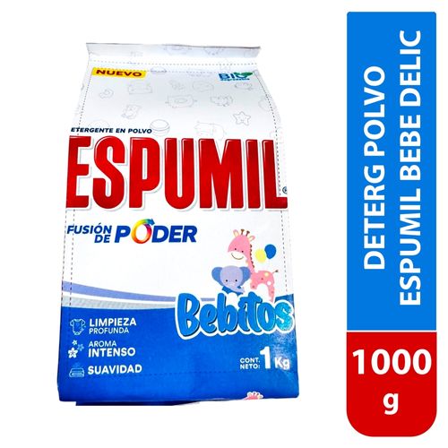 Detergente Espumil en polvo bebé delicado - 1000 g