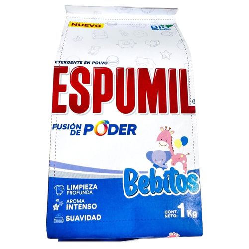Detergente Espumil en polvo bebé delicado - 1000 g