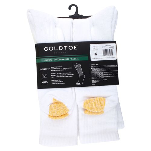6P Caletin Dep Crew Blanco Gold Toe