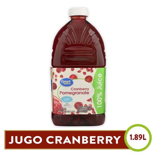 Jugo Great Value De Granada De Arandano 1.89L
