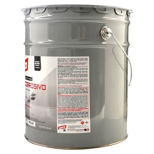 Cubeta De Pintura Lanco Anticorrosivo De Aceite Color Rojo