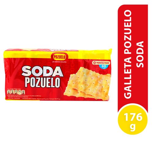 Galleta Pozuelo Soda 8 Unidades - 176 g