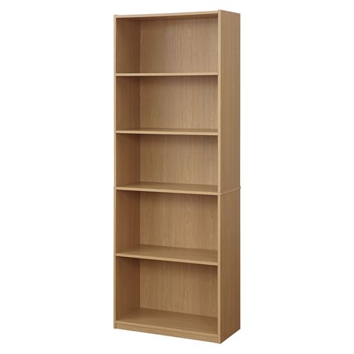 Librera Mainstays de 5 divisiones color roble modelo MS20-D1-1009-35
