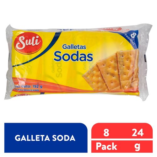 Galleta Suli Soda Bolsa 8 Uds - 192 g
