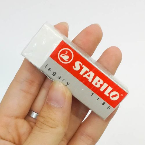 Borrador Stabilo blanco grande