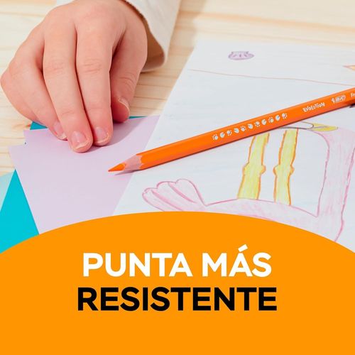 Lápices de colores Bic evolution más 2 lápices de grafito - 26 Uds