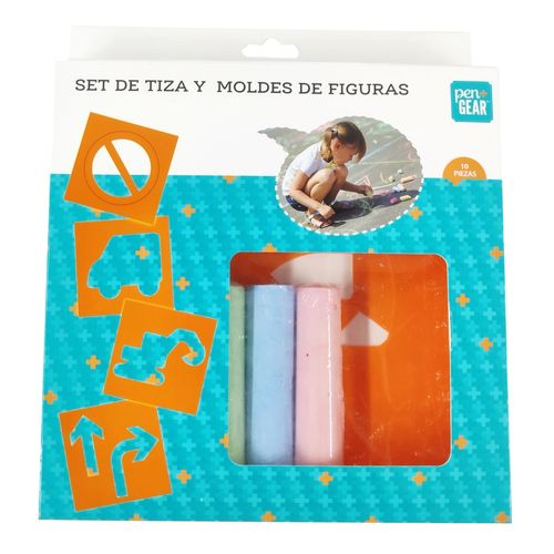 Kit Tizas Pen gear, con moldes -10 pzas