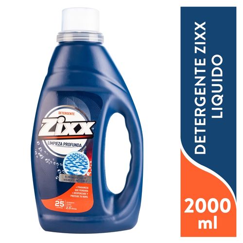 Detergente líquido Zixx limpieza profunda - 2 L