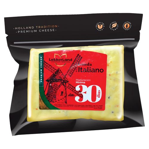 Queso gouda Lekkerland sabor hierbas italianas - 200 g